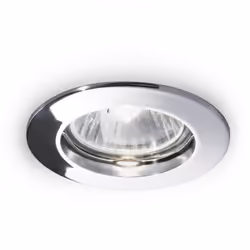 Collezione JAZZ FARETTI AD INCASSO MODERNI Faretto ad incasso moderno a 1 luce, con montatura circolare in alluminio cromo; d ...