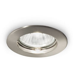 Ideal Lux - Faretto Incasso Moderno Jazz Metallo Nickel 1 Luce Gu10