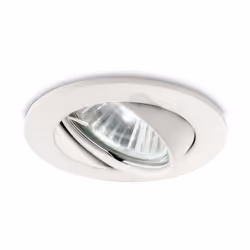 Collezione SWING FARETTO CIRCOLARE ORIENTABILE Faretto ad incasso orientabile con struttura circolare in alluminio bianco. Di ...