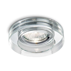 Ideal Lux - Faretto Incasso Moderno Blues Alluminio Trasp. 1 Luce Gu10 5W 3000K Luce Calda