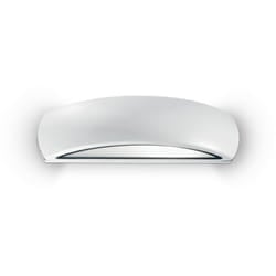 Applique Moderna Giove Alluminio Bianco 1 Luce E27