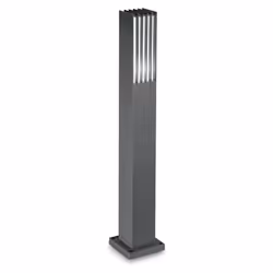 Collezione MARTE LUCE DA UN ALTRO PIANETA Palo basso a 1 luce per esterni con corpo luce in alluminio verniciato a polveri. D ...