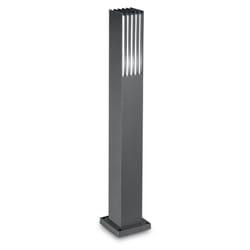 Palo Da Esterno Moderno Marte Alluminio Antracite 1 Luce E27