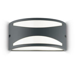 Ideal Lux - Applique Moderna Rex-3 Alluminio-Materie Plastiche Antracite 1 Luce E27