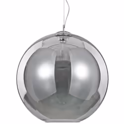 Collezione NEMO MODERNSTYLE ED ELEGANZA Sospensione a 1 luce con rosone ed elemento centrale portalampade in metallo. Diffuso ...