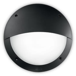 Ideal Lux - Applique Moderna Polar-2 Materie Plastiche Nero 1 Luce E27
