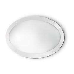 Ideal Lux - Applique Moderna Medea-1 Materie Plastiche Bianco 1 Luce E27