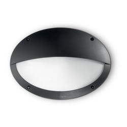 Ideal Lux - Applique Moderna Medea-2 Materie Plastiche Nero 1 Luce E27