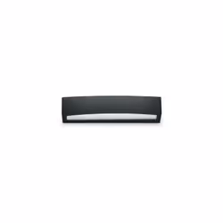 Corpo luce in alluminio pressofuso verniciato. Doppio diffusore, superiore e inferiore, in vetro pirex trasparente L 450 x H  ...