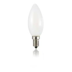 Ideal Lux - 10 Lampadine Led Oliva E14 4 Watt 3000K 360 Lm Bianca