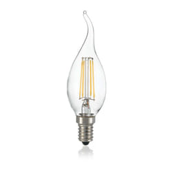 Ideal Lux - 10 Lampadine Led Colpo Di Vento E14 4 Watt 3000K 430 Lm Trasparente