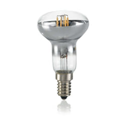 Ideal Lux - 10 Lampadine Led Spot E14 4 Watt 4000 k 430 Lm Trasparente Cromo