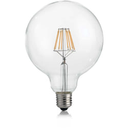 10 Lampadine Led Globo D125 E27 8 Watt 3000 k 860 Lm Cri 80 Trasparente