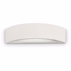 Collezione SODA APPLIQUE IN GESSO BIANCO Applique a 1 luce con corpo luce in gesso bianco. Base in metallo smaltato bianco..  ...