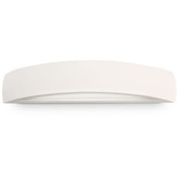 Ideal Lux - Applique Moderna Soda Gesso Bianco 2 Luci Biemissione E14