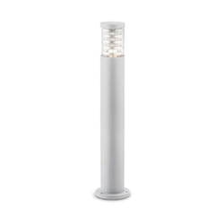 Piantana-Palo Da Esterno Moderna Tronco Alluminio Bianco 1 Luce E27 H80Cm