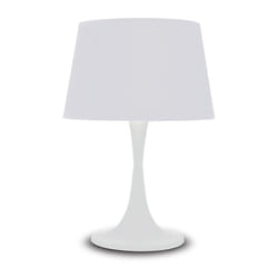 Ideal Lux - Lampada Da Scrivania-Ufficio Moderna London Metallo Bianco 1 Luce E27 Big