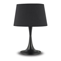 Ideal Lux - Lampada Da Scrivania-Ufficio Moderna London Metallo Nero 1 Luce E27 Big