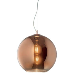 Ideal Lux - Sospensione Moderna Nemo Metallo Rame 1 Luce E27 D30Cm