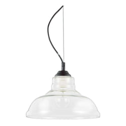 Ideal Lux - Sospensione Vintage-Decò Bistro' Metallo Trasp. 1 Luce E27 D28