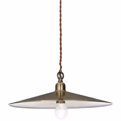 Collezione CANTINA STILE COUNTRY Sospensione a 1 luce con montatura, diffusore e copriportalampada in metallo brunito.. Cavo  ...