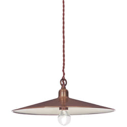 Ideal Lux - Sospensione Rustica-Country Cantina Metallo Rame 1 Luce E27