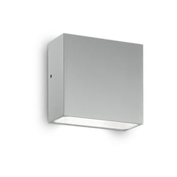 Ideal Lux - Applique Moderna Tetris-1 Alluminio Grigio 1 Luce 3W 3000K Luce Calda