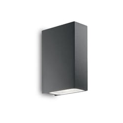 Applique Moderna Tetris-2 Alluminio Antracite 2 Luci 3W 3000K Luce Calda