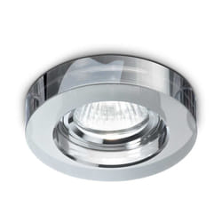 Ideal Lux - Faretto Incasso Moderno Blues Alluminio Fumè 1 Luce Gu10 5W 3000K Luce Calda
