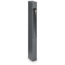 Piantana Moderna Mercurio Alluminio Antracite 1 Luce 3W 3000K Luce Calda