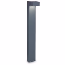 Collezione SIRIO ILLUMINA CON STILE MODERNO I TUOI SPAZI Palo con corpo luce in alluminio verniciato a polveri antracite. Dif ...