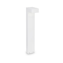 Ideal Lux - Piantana Moderna Sirio Alluminio Bianco 2 Luci 3W 3000K Luce Calda H60Cm