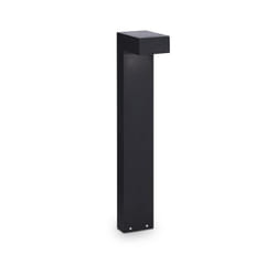 Ideal Lux - Piantana Moderna Sirio Alluminio Nero 2 Luci 3W 3000K Luce Calda H60Cm