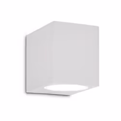 Collezione UP CUBI DI LUCE Applique per esterno a 1 luce con corpo luce in fusione di alluminio verniciato a polveri bianco. ...