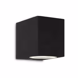 Collezione UP CUBI DI LUCE Applique per esterno a 1 luce con corpo luce in fusione di alluminio verniciato a polveri nero. Di ...