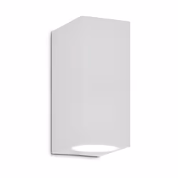 Collezione UP CUBI DI LUCE Applique per esterno a 2 luci con corpo luce in fusione di alluminio verniciato a polveri bianco.  ...