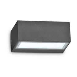 Ideal Lux - Applique Moderna Twin Alluminio Antracite 1 Luce G9 3W 3000K Luce Calda