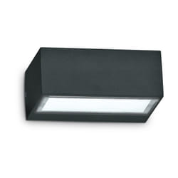 Ideal Lux - Applique Moderna Twin Alluminio Nero 1 Luce G9 3W 3000K Luce Calda