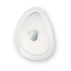 Plafoniera Moderna Geko Metallo Bianco 4 Luci E27
