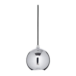 Ideal Lux - Sospensione Moderna Mr Jack Metallo Cromo 1 Luce 7W 3000K Luce Calda Small