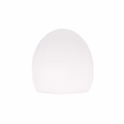 Collezione CLIO-2 SFERE SINUOSE Diffusore semi-ovale in materiale plastico bianco opaco abbinabile agli articoli per esterno ...