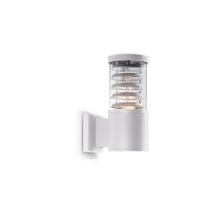 Applique Moderna Tronco Alluminio Bianco 1 Luce E27