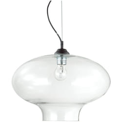 Ideal Lux - Sospensione Vintage-Decò Bistro' Metallo Trasp. 1 Luce E27 D40