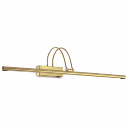 Collezione BOW APPLIQUE PER QUADRI E SPECCHI Applique in metallo con finitura in ottone satinato. Diffusore a LED 7,98 W 3000 ...