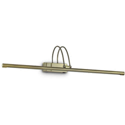 Ideal Lux - Applique Contemporanea Bow Metallo Ottone Brunito Led 8W Luce Calda