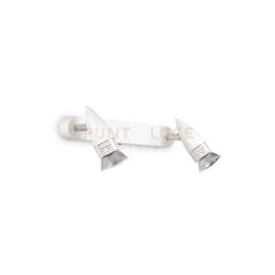 Lampada da parete alfa AP2 bianco