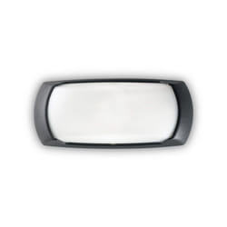 Ideal Lux - Applique Moderna Felix-2 Materie Plastiche Nero 1 Luce E27