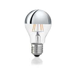 10 Lampadine Led Goccia Classic E27 8 Watt 3000 k 520 Lm Trasparente Cromo