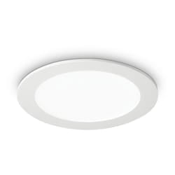 Ideal Lux - Faretto Incasso Moderno Groove Alluminio Bianco Led 30W 3000K D22,7Cm