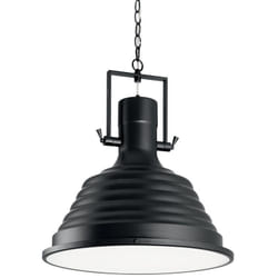 Ideal Lux - Sospensione Rustica-Country Fisherman Metallo Nero 1 Luce E27